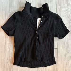 Brandy Melville Carolina top black